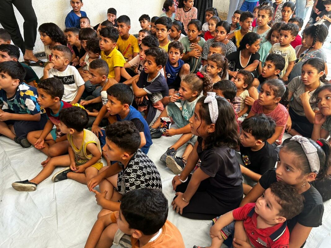 Bambini a Gaza